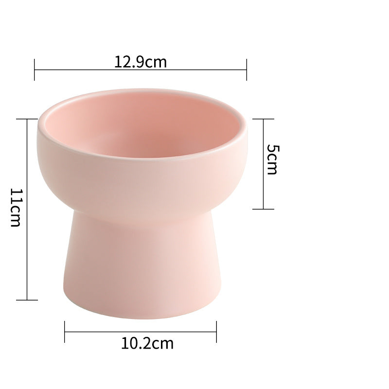 HKM-871059 Ceramic Cat Bowl - Nordic Style Ice Cream Goblet in Various Colors