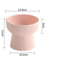 HKM-871059 Ceramic Cat Bowl - Nordic Style Ice Cream Goblet in Various Colors