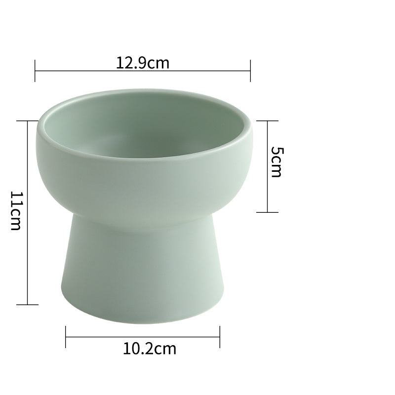 HKM-871059 Ceramic Cat Bowl - Nordic Style Ice Cream Goblet in Various Colors