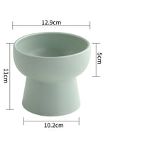 HKM-871059 Ceramic Cat Bowl - Nordic Style Ice Cream Goblet in Various Colors