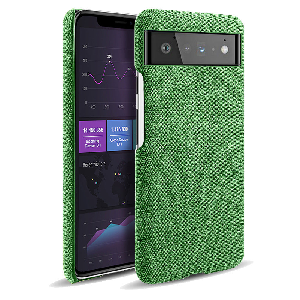 HKM-871123 Stylish Leather and PC Mobile Phone Case with Calf and Crazy Horse Pattern for Google Devices