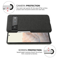 HKM-871123 Stylish Leather and PC Mobile Phone Case with Calf and Crazy Horse Pattern for Google Devices