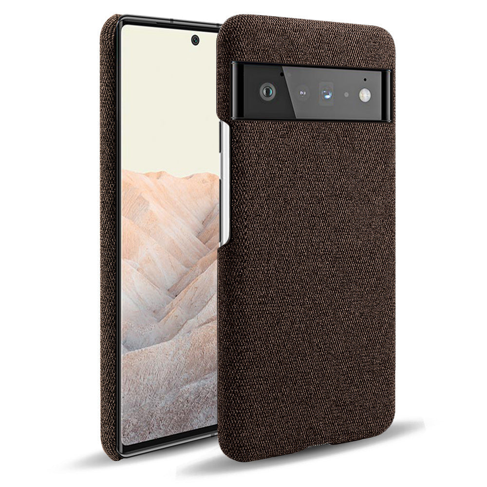 HKM-871123 Stylish Leather and PC Mobile Phone Case with Calf and Crazy Horse Pattern for Google Devices