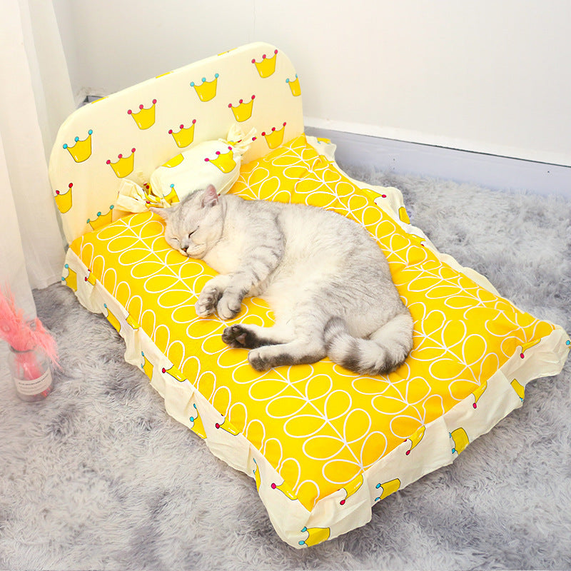 HKM-871315 Cozy Teddy PP Cotton Small Dog Pet Bed - Available in Multiple Sizes
