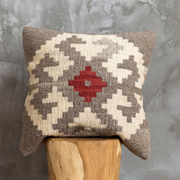 HKM-871315 Hand Woven Hard Wool Hug Pillowcase - Geometric Pattern Cushion Cover, 45x45cm and 60x60cm Options in Multiple Colors