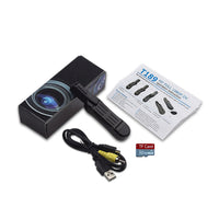 HKM-871699 Mini DV Camera Pen Video Recorder - 1080P, Plastic, Single Camera with Memory Card Compatibility