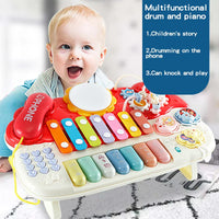 HKM-871763 Electric Musical Piano Toy Set for Babies with Light and Sound - Hands-on Educational Learning Keyboard