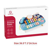 HKM-871763 Electric Musical Piano Toy Set for Babies with Light and Sound - Hands-on Educational Learning Keyboard