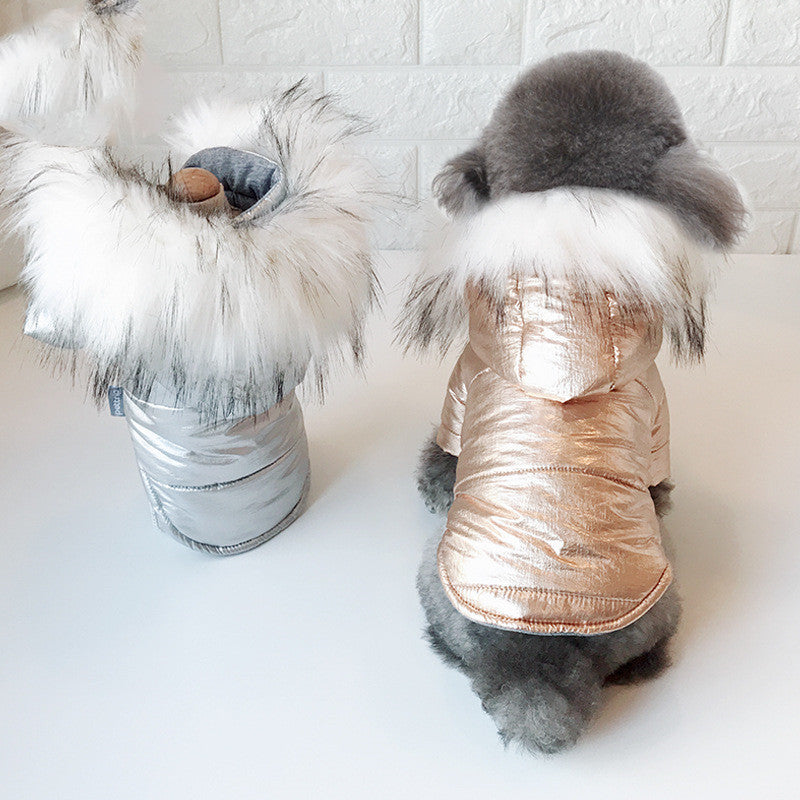HKM-871827 Cozy Cotton Winter Pet Clothes - Padded Dog Jacket for All Sizes