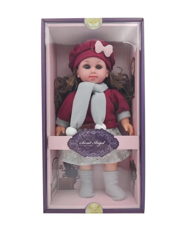 HKM-871827 Cute 16-Inch Soft Baby Doll for Girls - Mini Toy for Ages 2 to 7