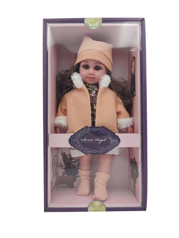 HKM-871827 Cute 16-Inch Soft Baby Doll for Girls - Mini Toy for Ages 2 to 7