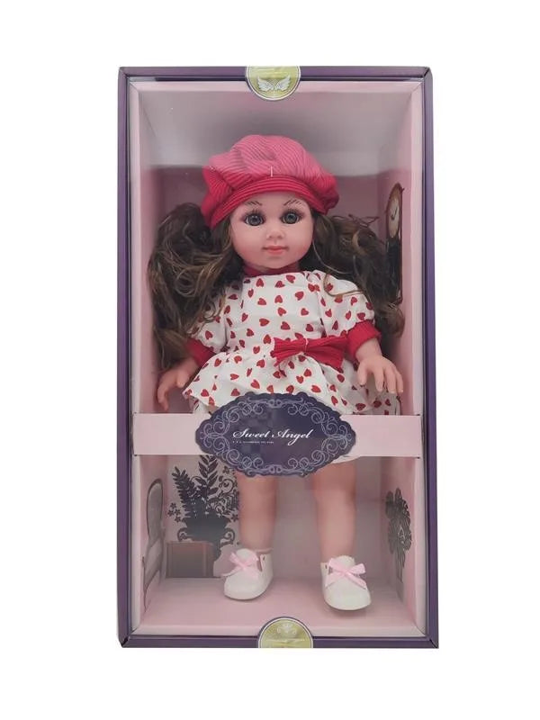 HKM-871827 Cute 16-Inch Soft Baby Doll for Girls - Mini Toy for Ages 2 to 7