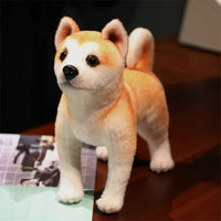 HKM-871955 Akita Plush Toy in Various Postures – Soft, Cuddly Dog Doll