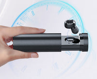 HKM-872083 Wireless Bluetooth Headset with LED Display, 9D HIFI Bass, Graphene Speakers, and Magnetic Charging Box