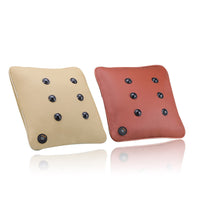 HKM-872147 USB Charging Multifunctional Leather Pillow with Mechanical Massage Function