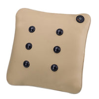HKM-872147 USB Charging Multifunctional Leather Pillow with Mechanical Massage Function
