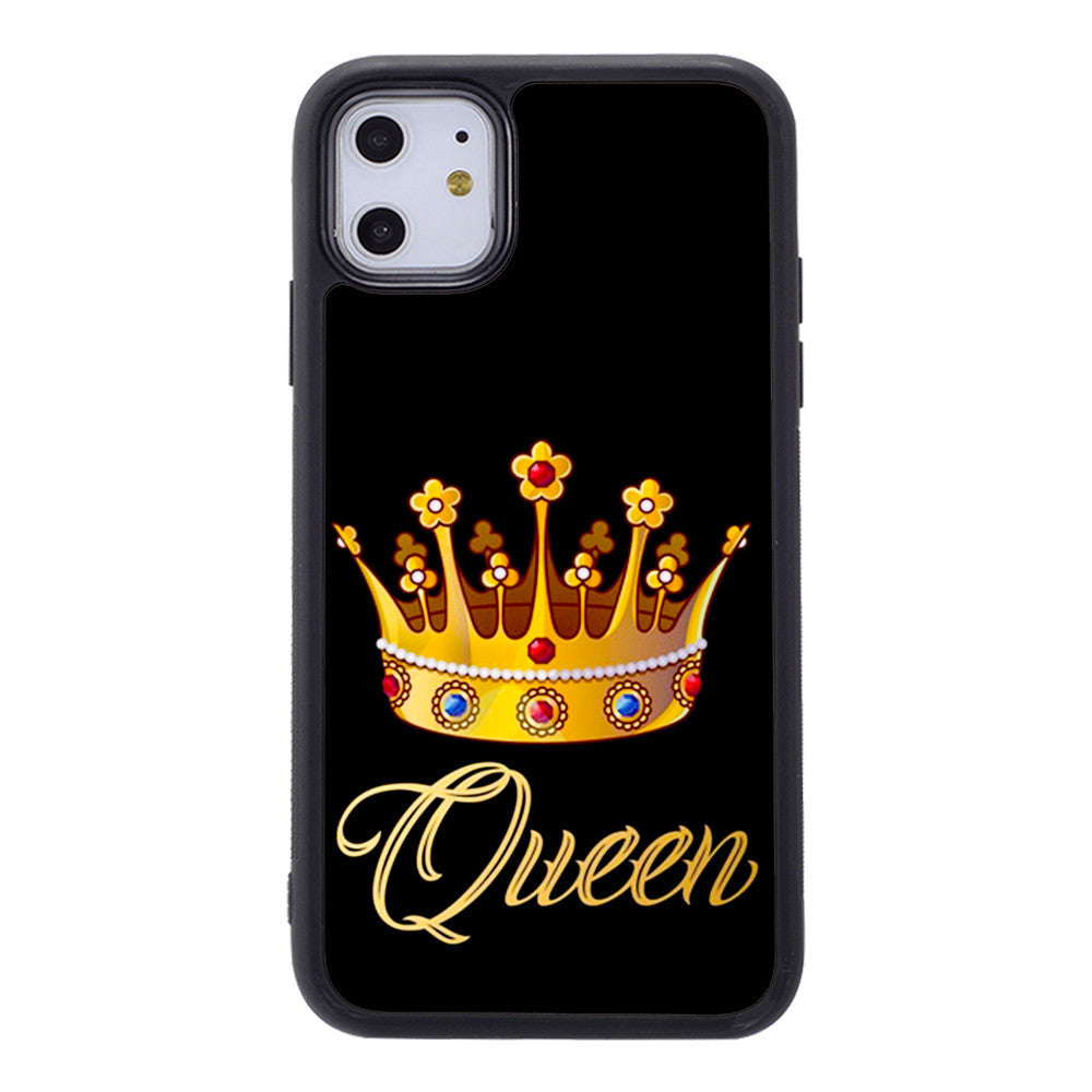 HKM-872275 Thermal Transfer Back Cover Case for iPhone 12 Pro - TPU & Metal Design