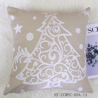 HKM-872403 Christmas Modern Cotton Pillowcase - Cozy Holiday Cushion Cover for Home Decor