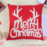 HKM-872403 Christmas Modern Cotton Pillowcase - Cozy Holiday Cushion Cover for Home Decor