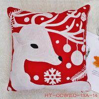HKM-872403 Christmas Modern Cotton Pillowcase - Cozy Holiday Cushion Cover for Home Decor