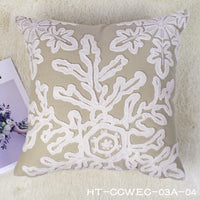 HKM-872403 Christmas Modern Cotton Pillowcase - Cozy Holiday Cushion Cover for Home Decor