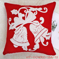 HKM-872403 Christmas Modern Cotton Pillowcase - Cozy Holiday Cushion Cover for Home Decor