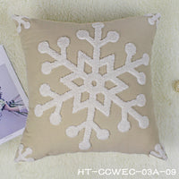 HKM-872403 Christmas Modern Cotton Pillowcase - Cozy Holiday Cushion Cover for Home Decor