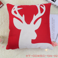 HKM-872403 Christmas Modern Cotton Pillowcase - Cozy Holiday Cushion Cover for Home Decor