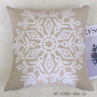 HKM-872403 Christmas Modern Cotton Pillowcase - Cozy Holiday Cushion Cover for Home Decor