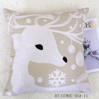 HKM-872403 Christmas Modern Cotton Pillowcase - Cozy Holiday Cushion Cover for Home Decor