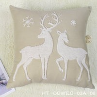 HKM-872403 Christmas Modern Cotton Pillowcase - Cozy Holiday Cushion Cover for Home Decor