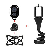 HKM-872403 Flexibility Adjustable Snake-Shaped Mobile Phone Holder with Bluetooth Remote Control