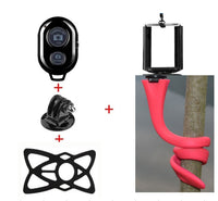 HKM-872403 Flexibility Adjustable Snake-Shaped Mobile Phone Holder with Bluetooth Remote Control