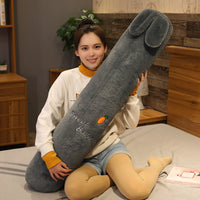 HKM-872467 Removable and Washable Rabbit Plush Cylindrical Pillow - 100cm Height, Multiple Colors Available
