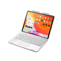 HKM-872531 Bluetooth Backlit Keyboard for 2020 iPad Pro 12.9 - Mixed Color Design, Slim Profile, Wireless Connectivity