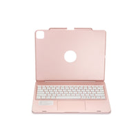 HKM-872531 Bluetooth Backlit Keyboard for 2020 iPad Pro 12.9 - Mixed Color Design, Slim Profile, Wireless Connectivity