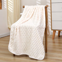HKM-872595 Soft Absorbent Coral Fleece Bath Towel in Milky White, Light Gray, Pink, Sky Blue, Light Green