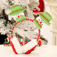 HKM-872787 Christmas-Themed Flexible Headband Earmuffs for Adults and Children - Various Fun Styles