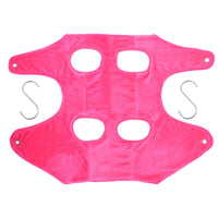 HKM-872851 Pet Grooming Hammock Helper Restraint Bag - Soft Falai Velvet, Available in Blue, Rose Red, Gray, Sizes S/M/L