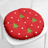 HKM-873235 Festive Round and Square Cotton and Linen Chair Cushions - Various Christmas Designs