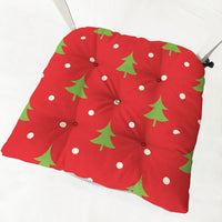 HKM-873235 Festive Round and Square Cotton and Linen Chair Cushions - Various Christmas Designs