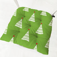 HKM-873235 Festive Round and Square Cotton and Linen Chair Cushions - Various Christmas Designs