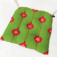 HKM-873235 Festive Round and Square Cotton and Linen Chair Cushions - Various Christmas Designs