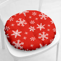 HKM-873235 Festive Round and Square Cotton and Linen Chair Cushions - Various Christmas Designs