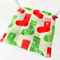 HKM-873235 Festive Round and Square Cotton and Linen Chair Cushions - Various Christmas Designs