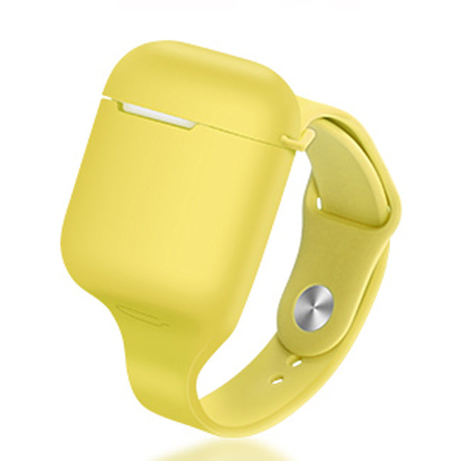 HKM-873235 Wristband Silicone Earphone Cover for Apple AirPods 1/2 - Various Colors Available