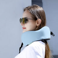 HKM-873299 Memory Cotton U-Shaped Neck Pillow for Adults - Soft, Ergonomic, Lightweight