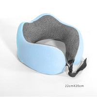 HKM-873299 Memory Cotton U-Shaped Neck Pillow for Adults - Soft, Ergonomic, Lightweight