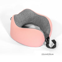 HKM-873299 Memory Cotton U-Shaped Neck Pillow for Adults - Soft, Ergonomic, Lightweight