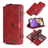 HKM-873427 Universal Multifunctional Leather Wallet Case for iPhone and Samsung - Stylish, Durable TPU+PC Design